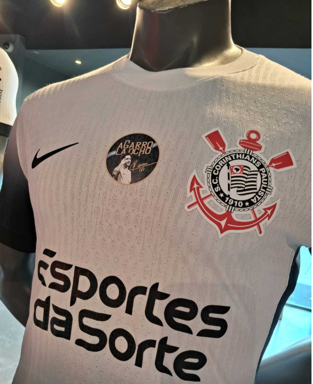 Camisa Corinthians I 24/25 - Edição Especial ´´ Patch Garro`` - Jogador Sem Sponsors