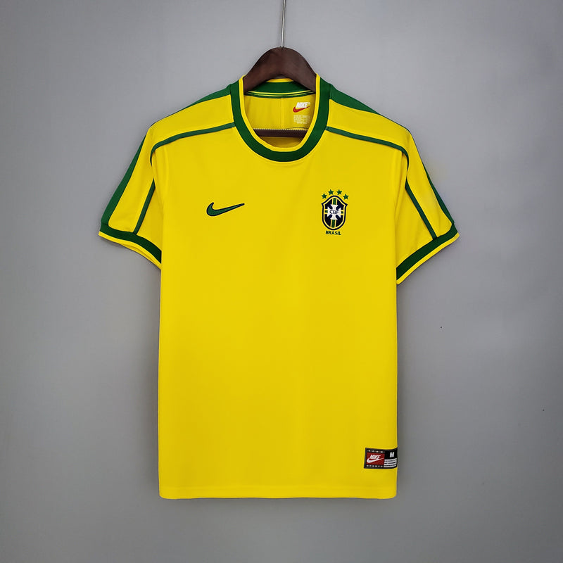 Camisa Reedição Brasil Retrô 1998